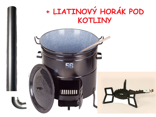 Zabíjačkový set 100L + Liatinový horák